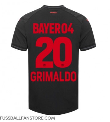 Bayer Leverkusen Alejandro Grimaldo #20 Replik Heimtrikot 2023-24 Kurzarm